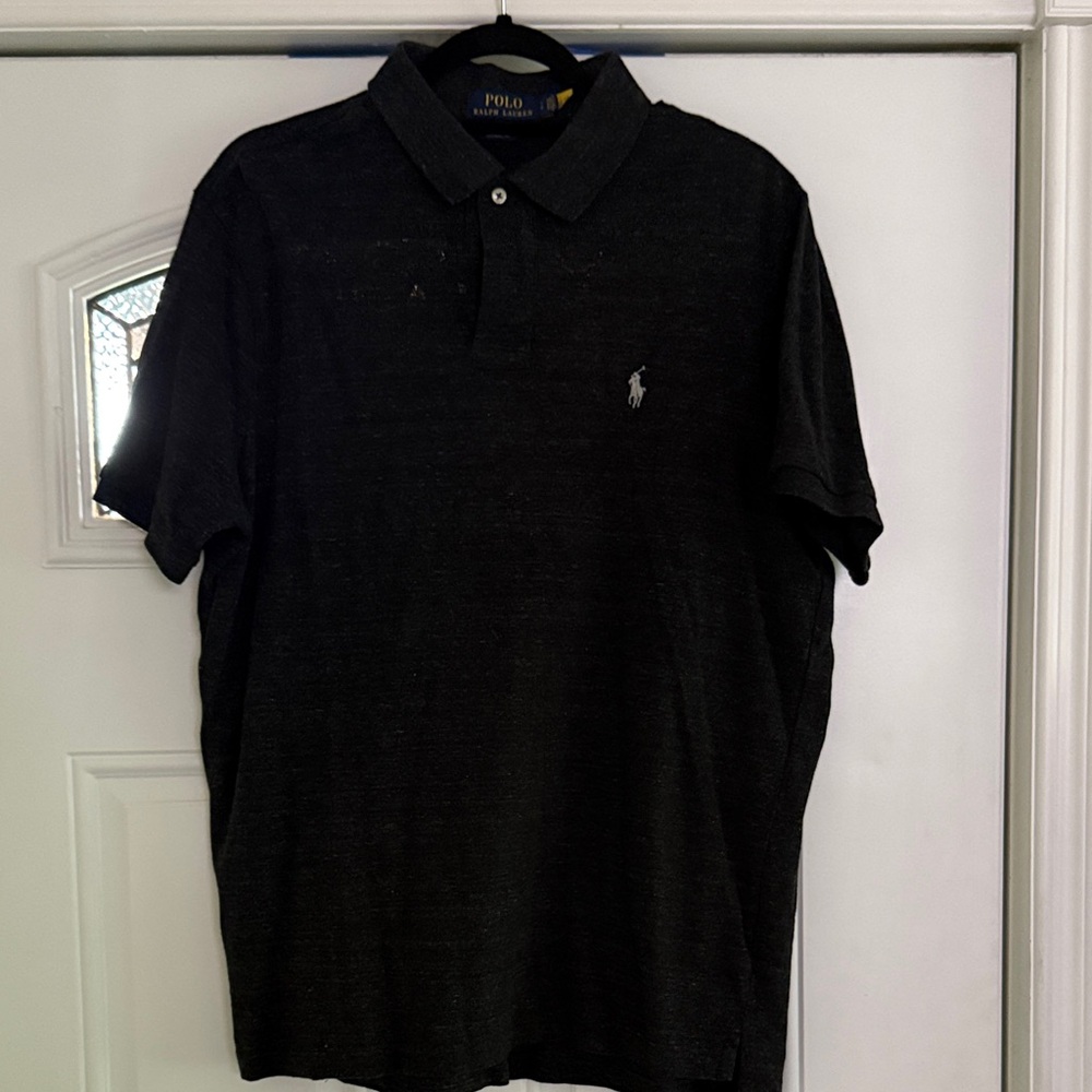 Polo by Ralph Lauren Charcoal Men's Polo Shirt